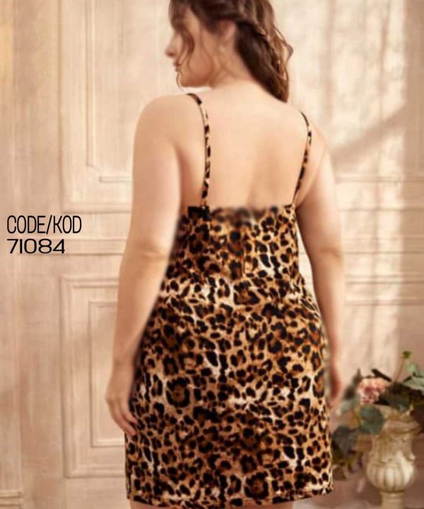 لباس خواب پیراهنی پلنگی 71084