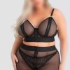 ست دوتیکه-لباسخواب تو مشکی زنبوری بیگ سایز-71932-sexy lingerie lace- لباس خواب تور مشکی سایز بزرگ