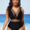 بادی کمر تور هارنس دار مشکی بیگ سایز-لباس دنیرا-71843-lace sexy body