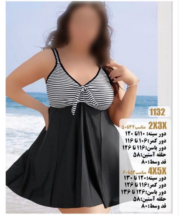 لباس خواب فانتزی راحتی سایز بزرگ- لباس خواب نخی سایز بزرگ-لباس خواب سایز بزرگ زنانه-1132-nightgown