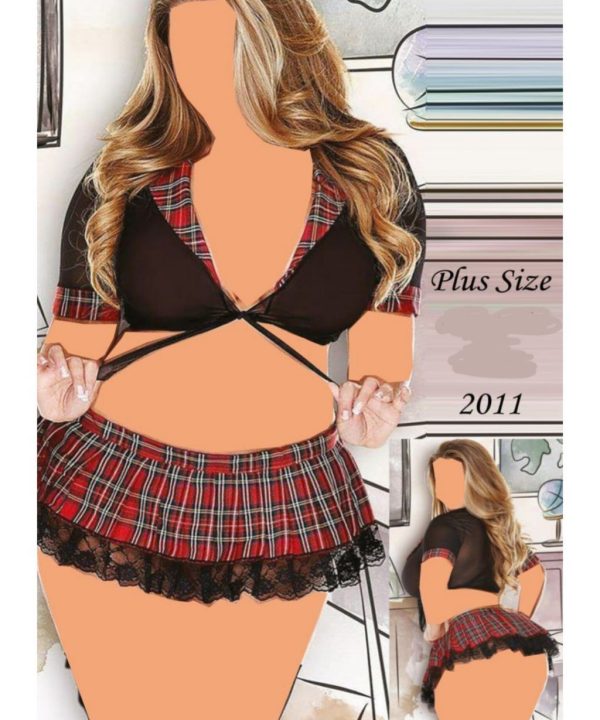 کاستوم دانش اموزی سایز بزرگ-کاستوم سایز بزرگ-لباس خواب فانتزی سایز بزرگ-2011-sexy custom lingerie