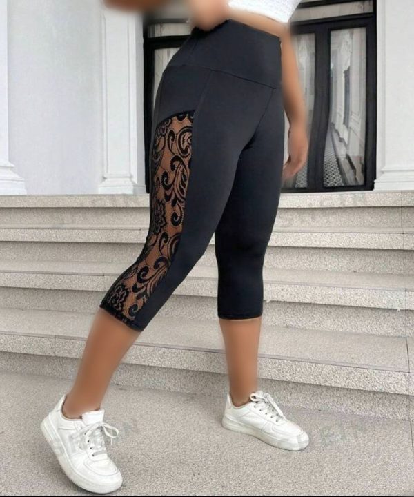 شلوار برمودا فانتزی سایز بزرگ-شلوار سایز بزرگ-لگ سایز بزرگ فانتزی-شلوار تور-71992-trousers