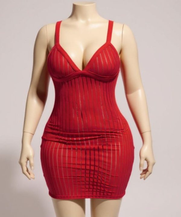 لباس خواب شب-لباسخواب سایز بزرگ-لباسخواب زنانه دنیرا-لباسخواب قرمز-1201-sexy lace red lingerie women