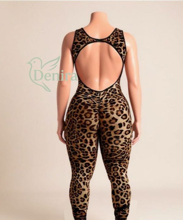 اورال فانتزی سایز بزرگ-لباس پلنگی سایز بزرگ-لباس پلنگی یکسره-sexy leopard overall lingerie women-81366
