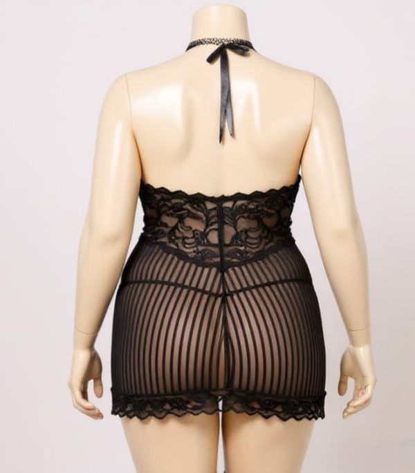 لباسخواب سایز بزرگ-لباس بیگ سایز-لباس زنانه دنیرا-لباس سکسی تور-1229-sexy lace lingerie women