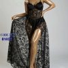 لباس خواب بلند جلو چاکدار سایز بزرگ-لباسخواب سایز بزرگ-لباسخواب دنیرا-لباسخواب تور-81452