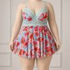 لباسخواب سایز بزرگ-لباسخواب بیگ سایز-لباسخواب توری-لباسخواب زنانه-1252-sexy lace flowered lingerie women