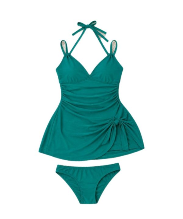 مایو سایز بزرگ-مایو زنانه سایز بزرگ-مایو دامن دار-مایو بندی-81512-swimsuit plus size women