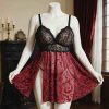 لباسخواب زنانه دنیرا-لباسخواب سایز بزرگ-لباسخواب فانتزی-لباس چاکدار-81584-sexy plus lingerie women